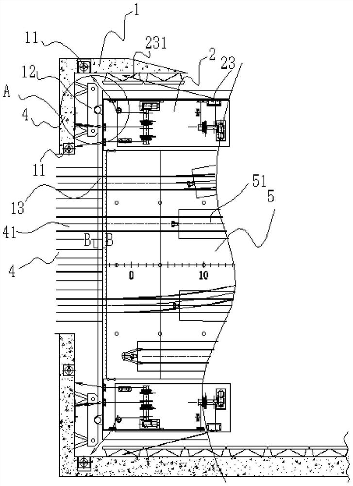 Mooring method of roll-on roll-off ship