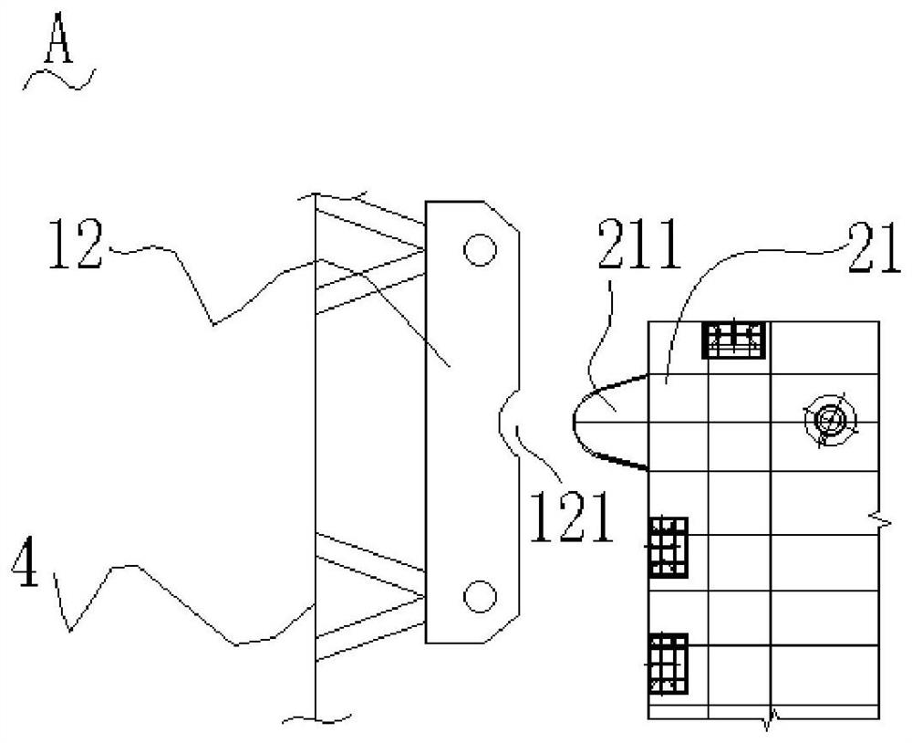 Mooring method of roll-on roll-off ship