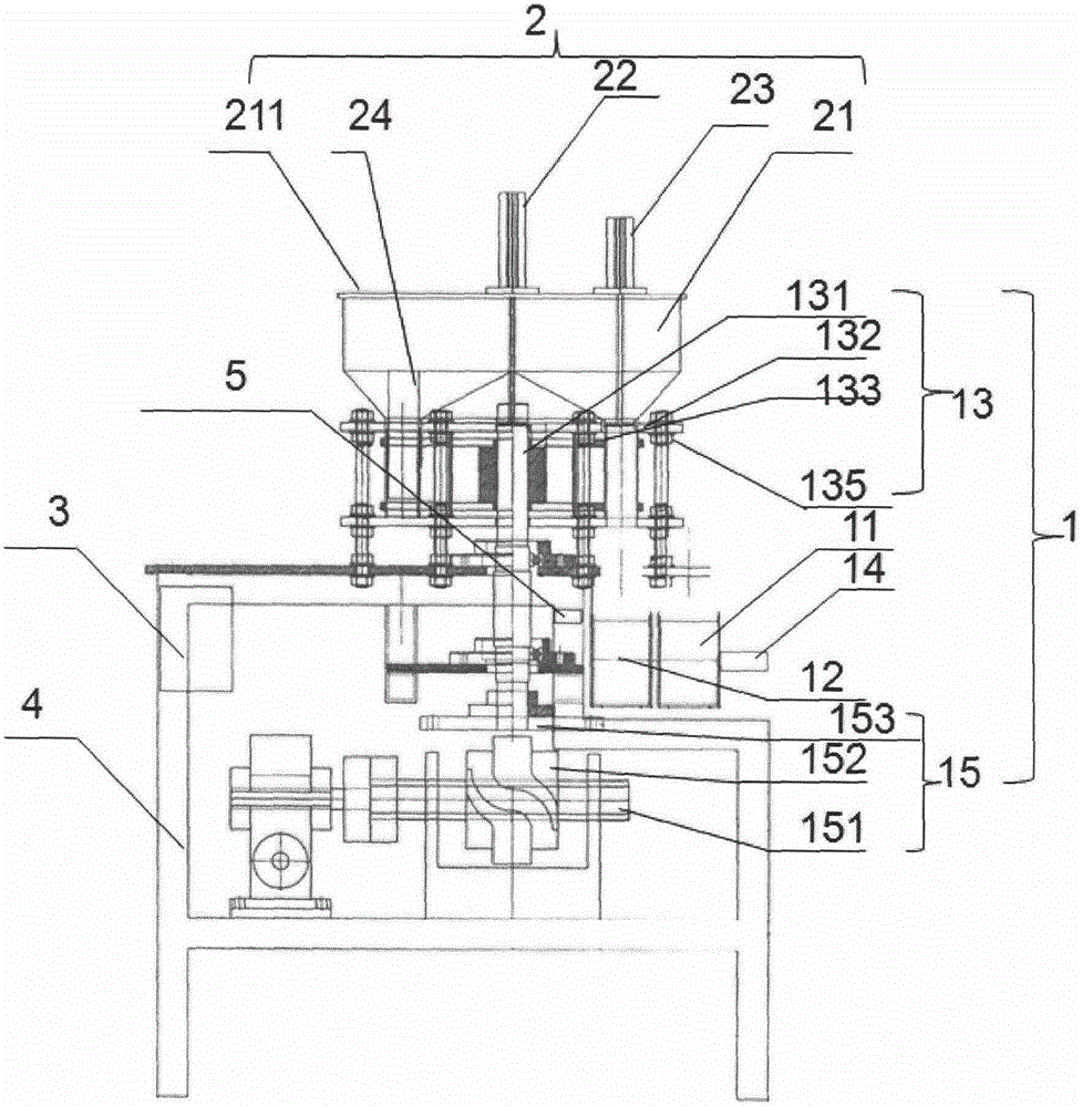 Full-automatic pickled vegetable filling machine