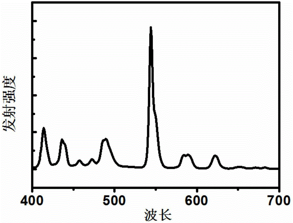 Green phosphor and preparation method thereof