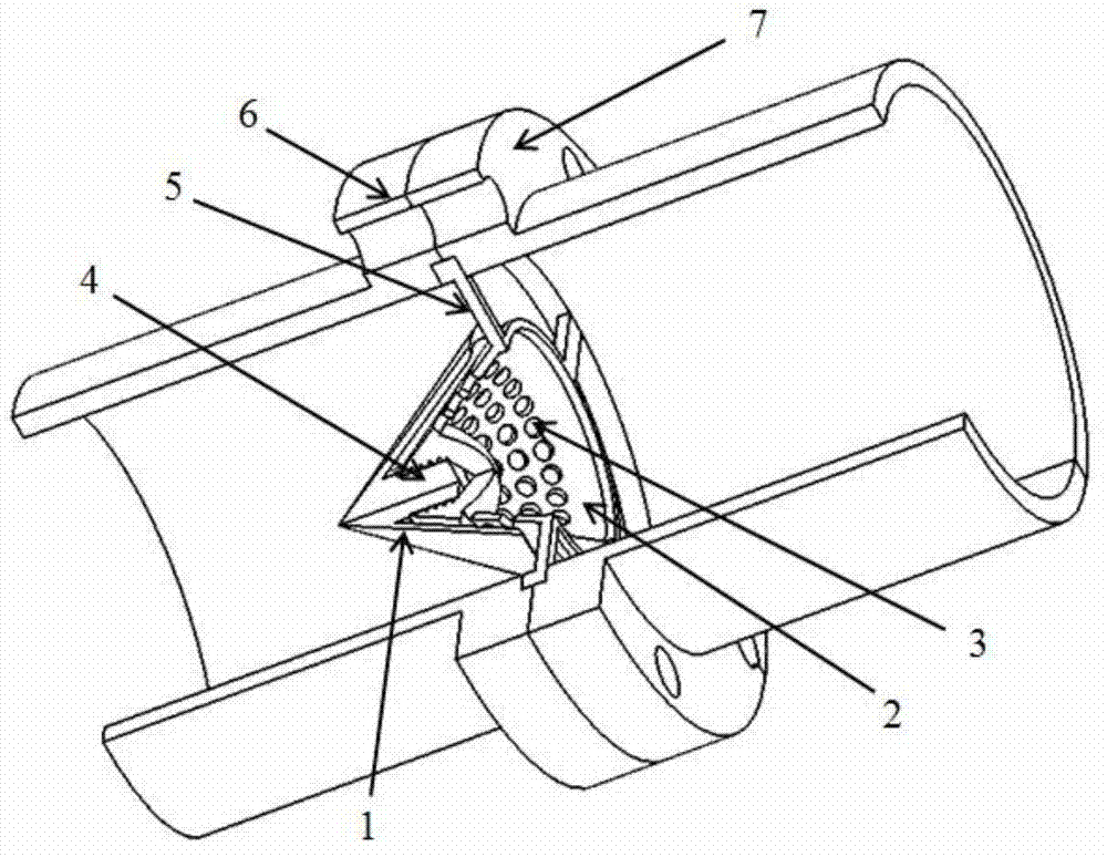 Structure for reducing back pressure of air inlet channel of inspiration type impulse knocking engine