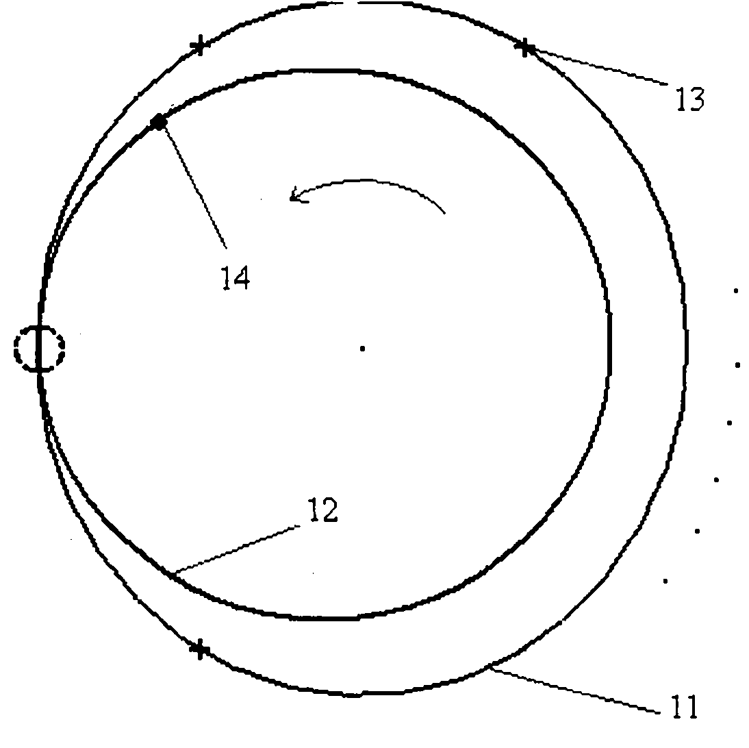 Design method of service track providing ontrack service for satellite constellations