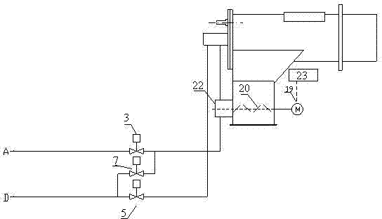 Combustion control system of an oil burner