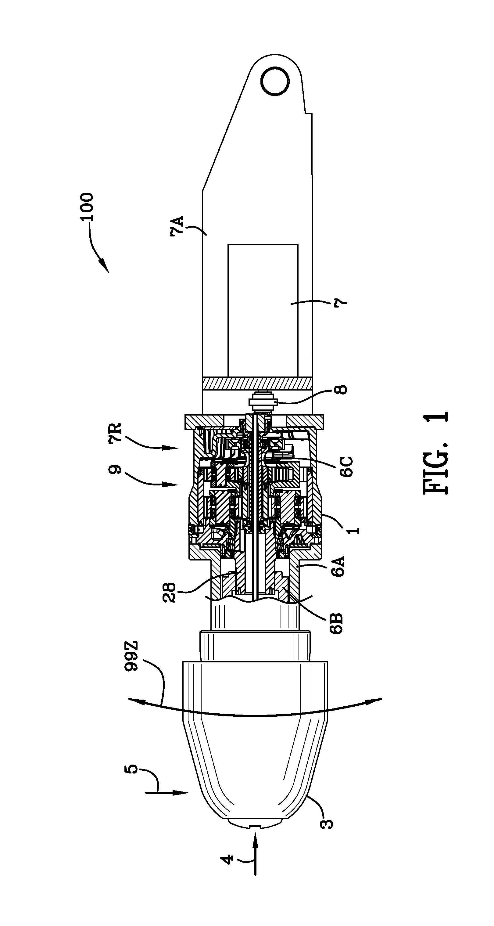 Roadheader gearbox