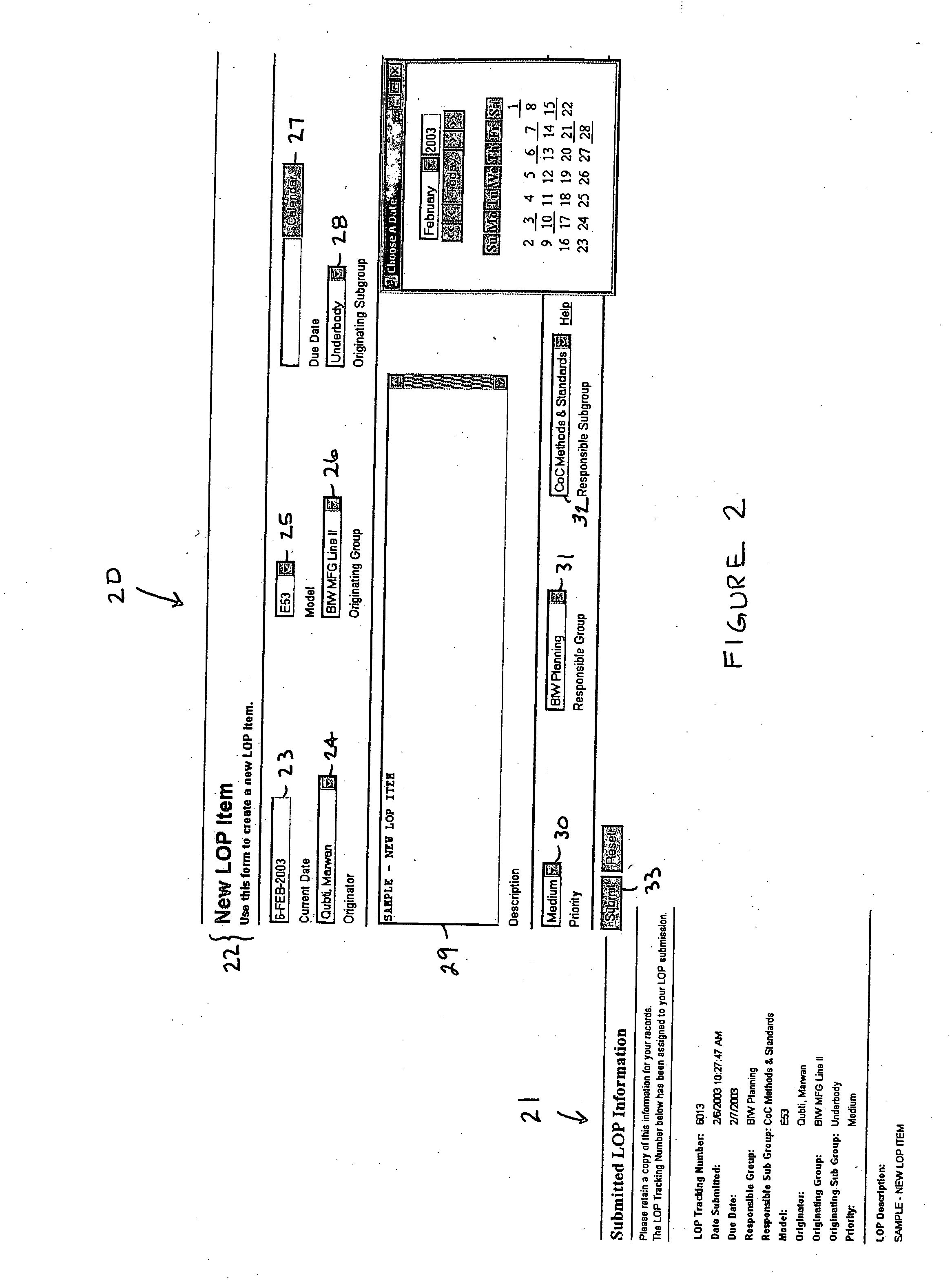 Business workflow database and user system