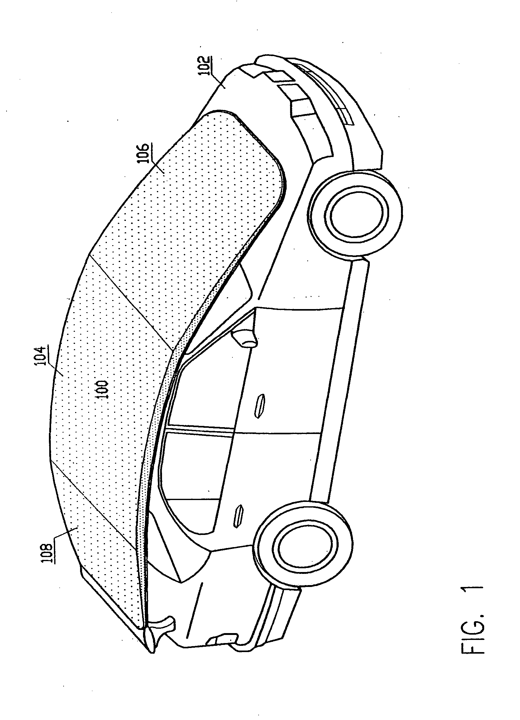 Retractable vehicle shade for tropical and cold climates