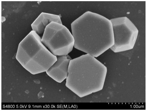 Preparation method of hexagonal prism zinc oxide