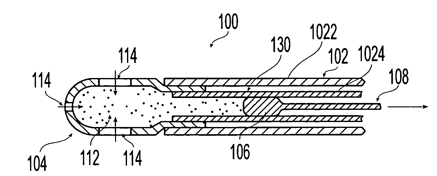 Cooled ablation catheter with reciprocating flow