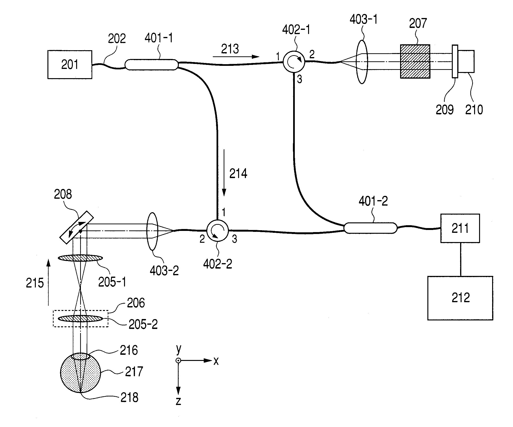 Optical tomographic image generating apparatus and optical tomographic image generating method