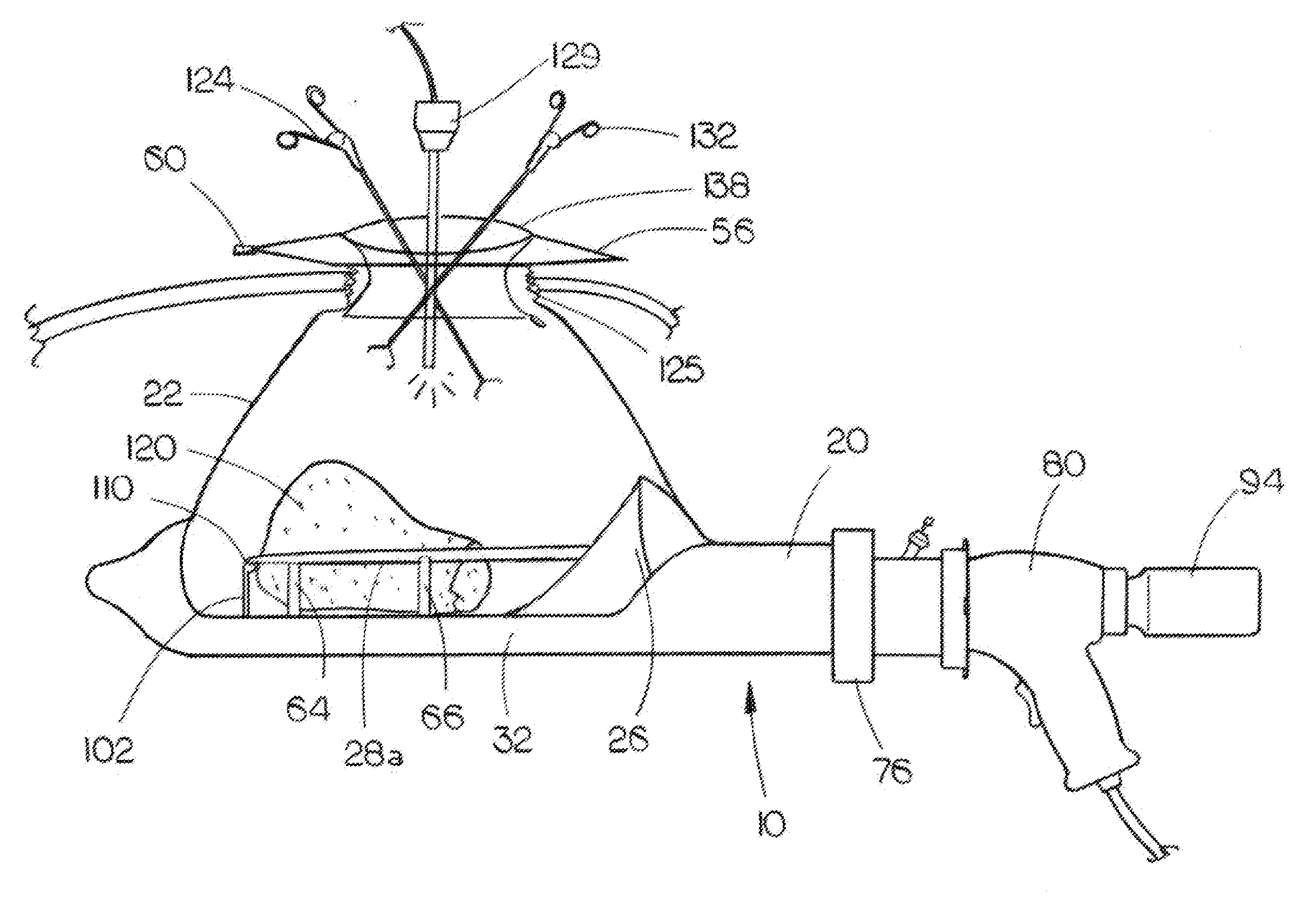 Morcellator shield with deployable bag