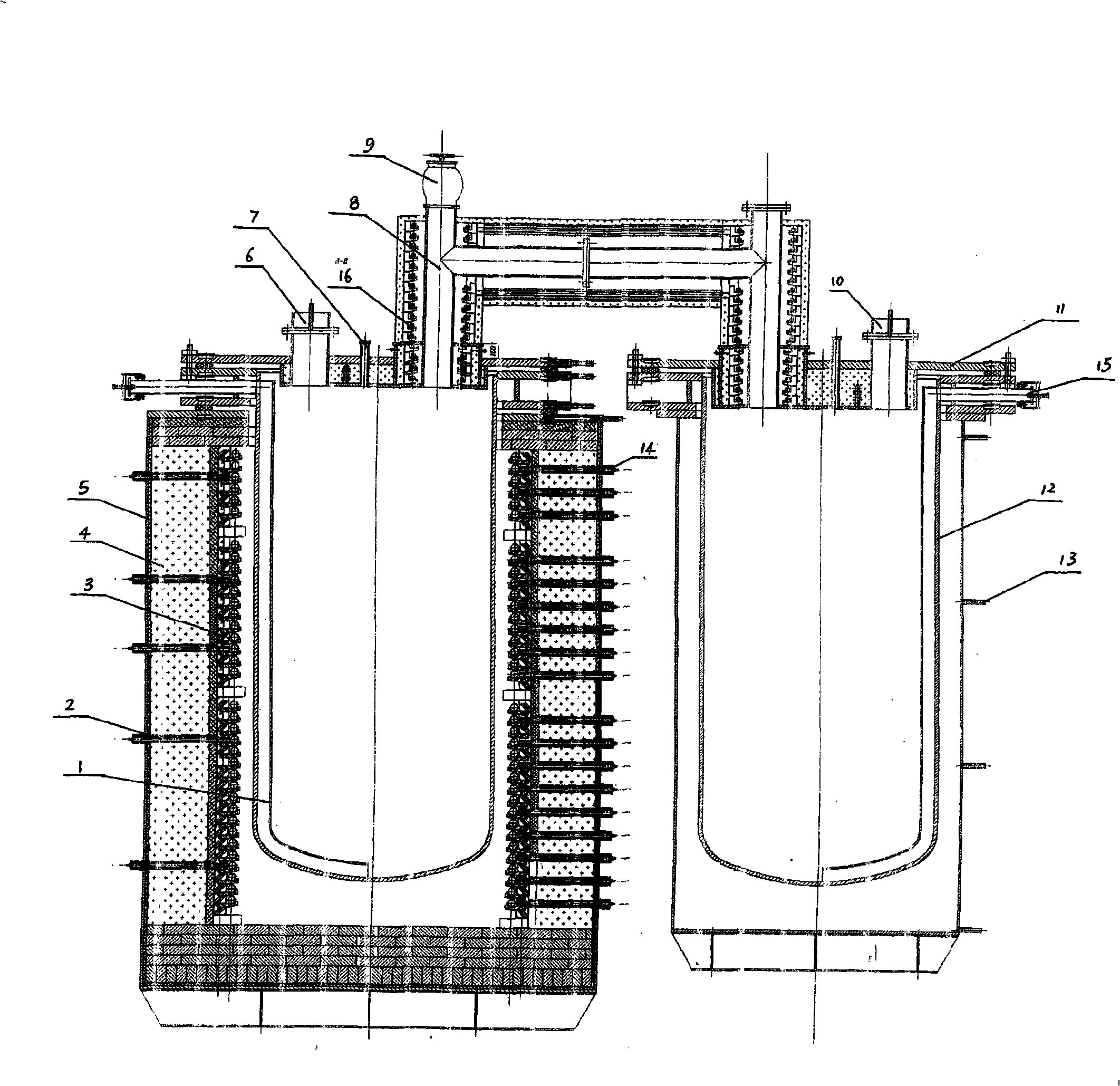 Titanium sponge preparation technique and titanium sponge reaction furnace