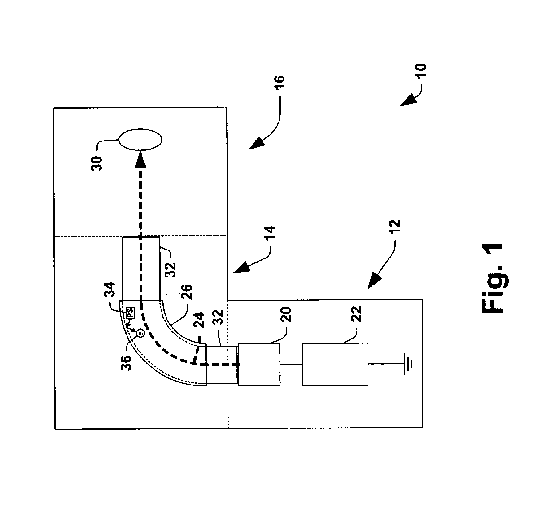 Method and system for ion beam containment using photoelectrons in an ion beam guide