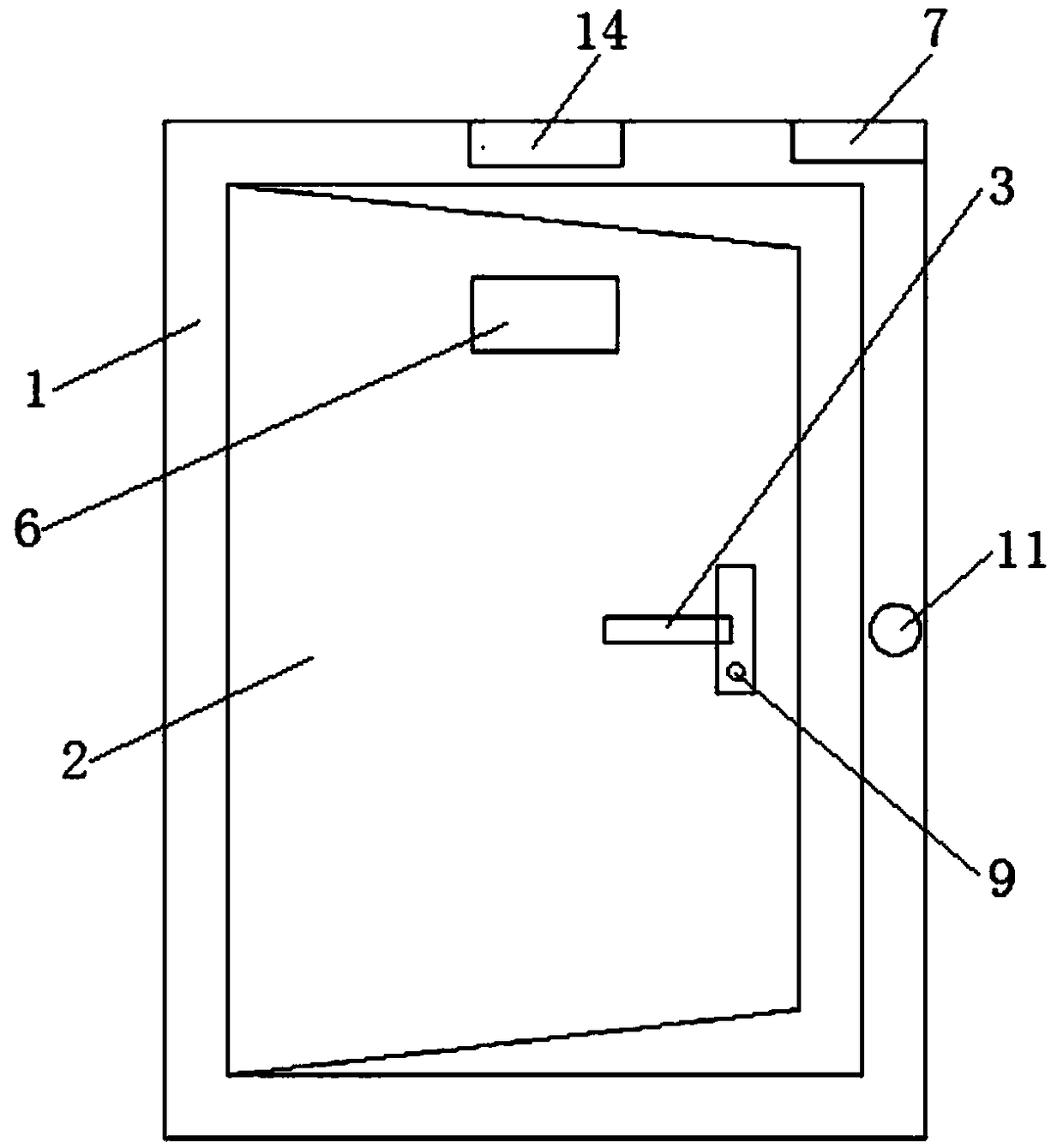 Formaldehyde content detection smart home door-window system