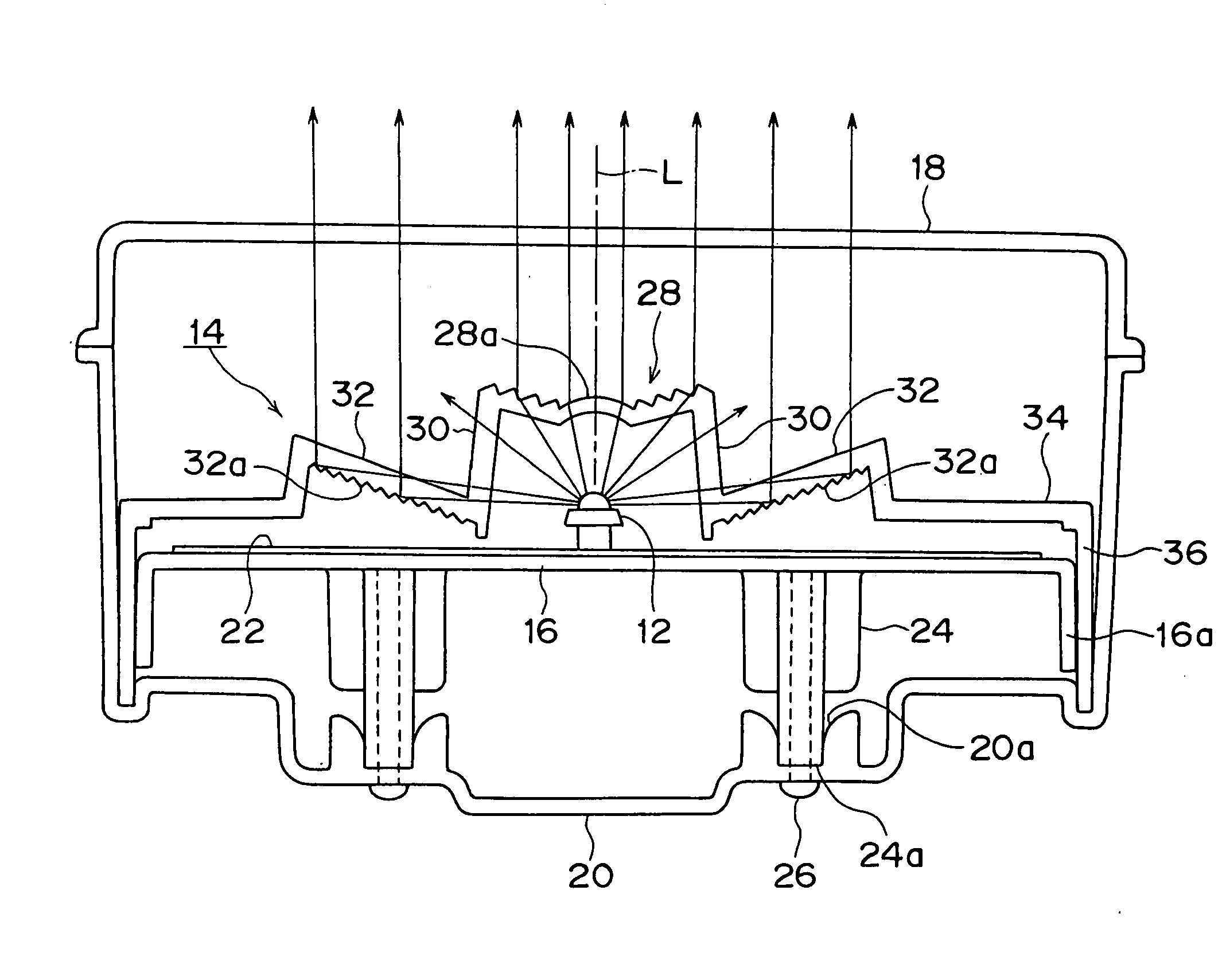 Vehicular marker lamp