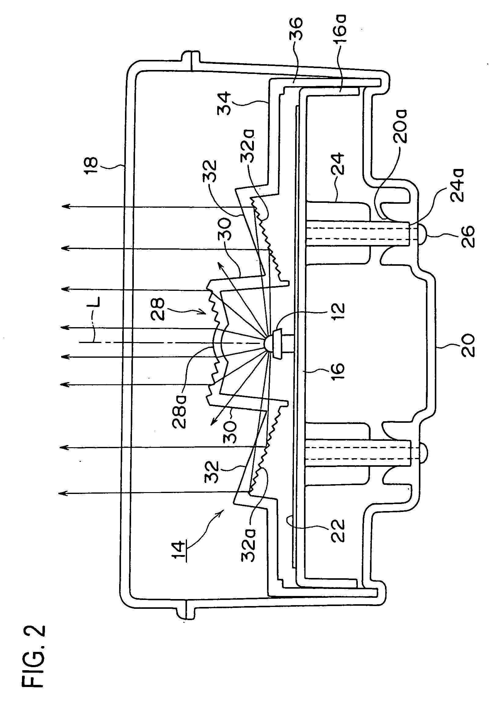 Vehicular marker lamp