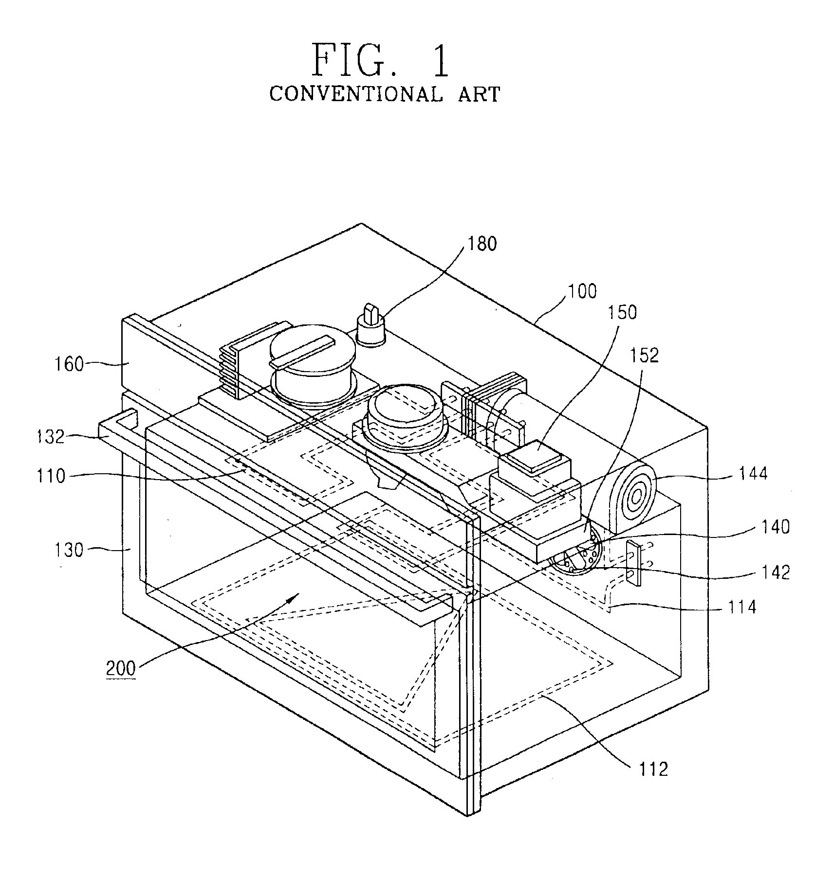 Electric oven applying an induction heating at both sides of the cavity