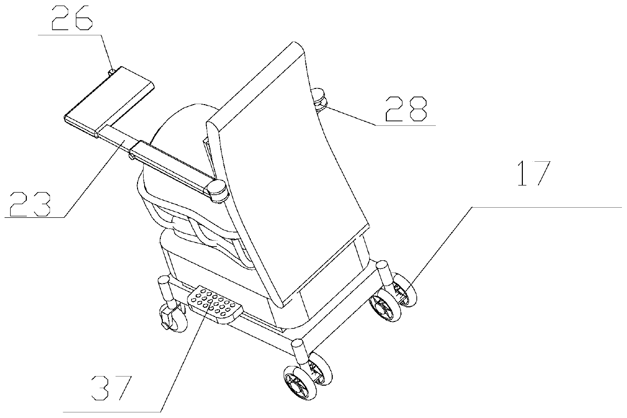 Multifunctional midwifery chair