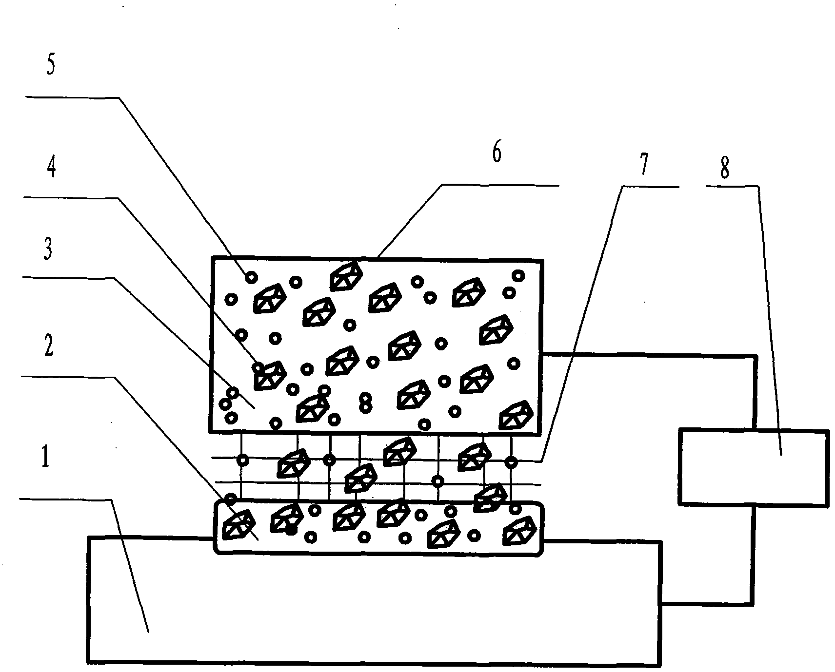 Electrospark deposition-based preparation method of diamond abrasive particle layer