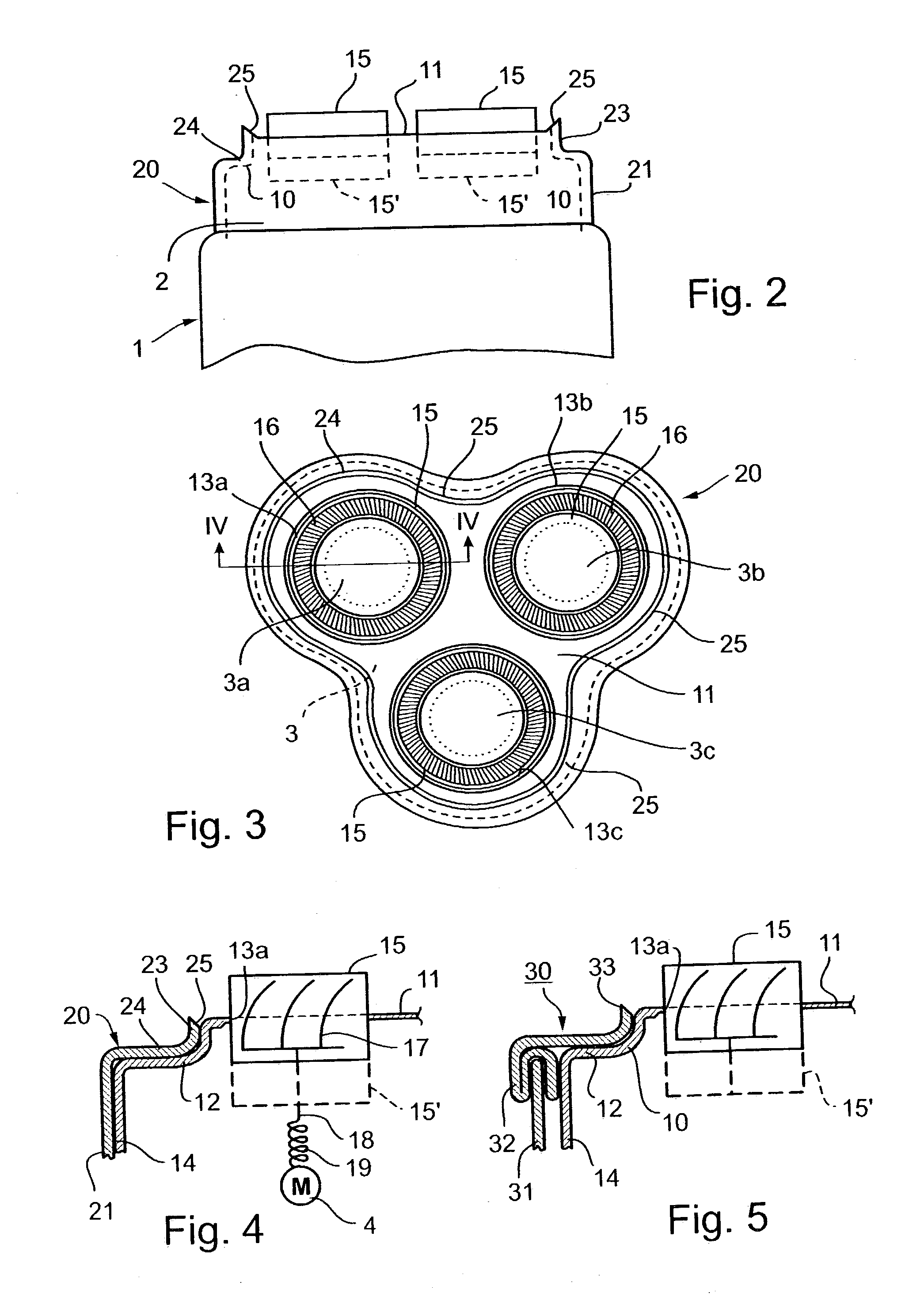 Attachments for electrical shaver and auxiliary cleaning device useful for electrical shaver