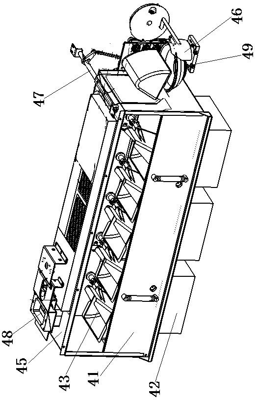 Noodle cooking device of instant noodle making and selling machine