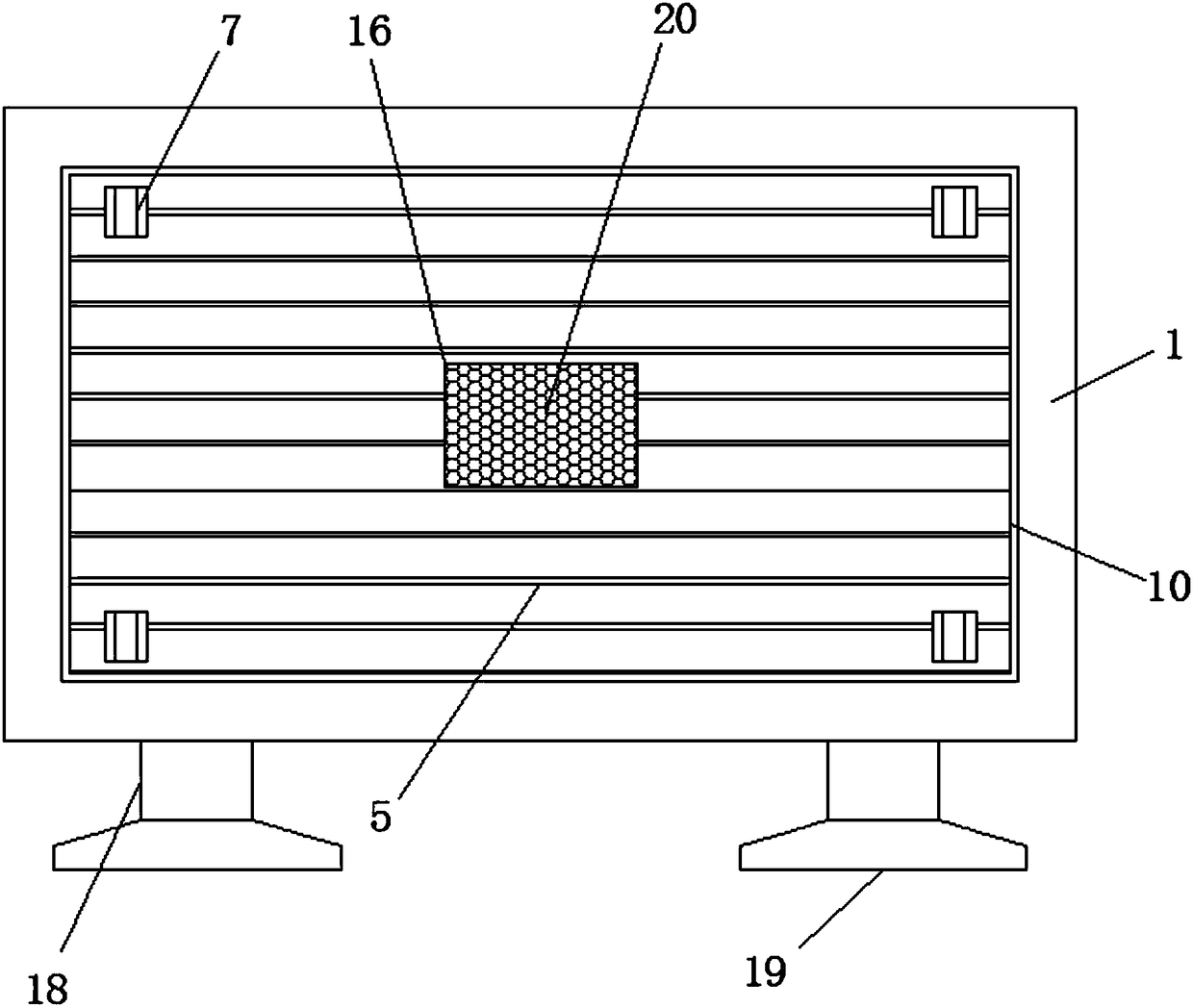 Vehicle-mounted navigator heat dissipating device