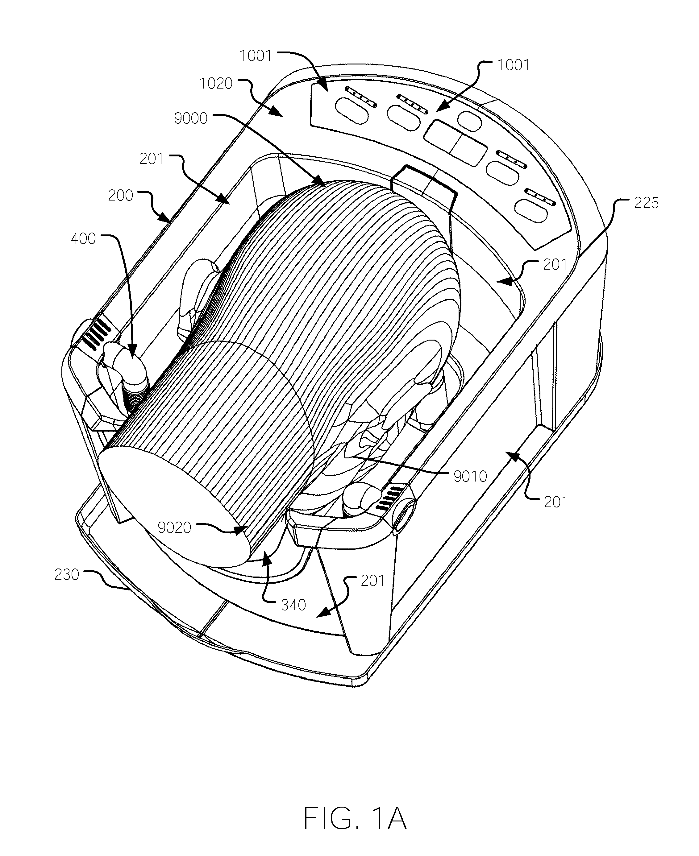 Face soaking device