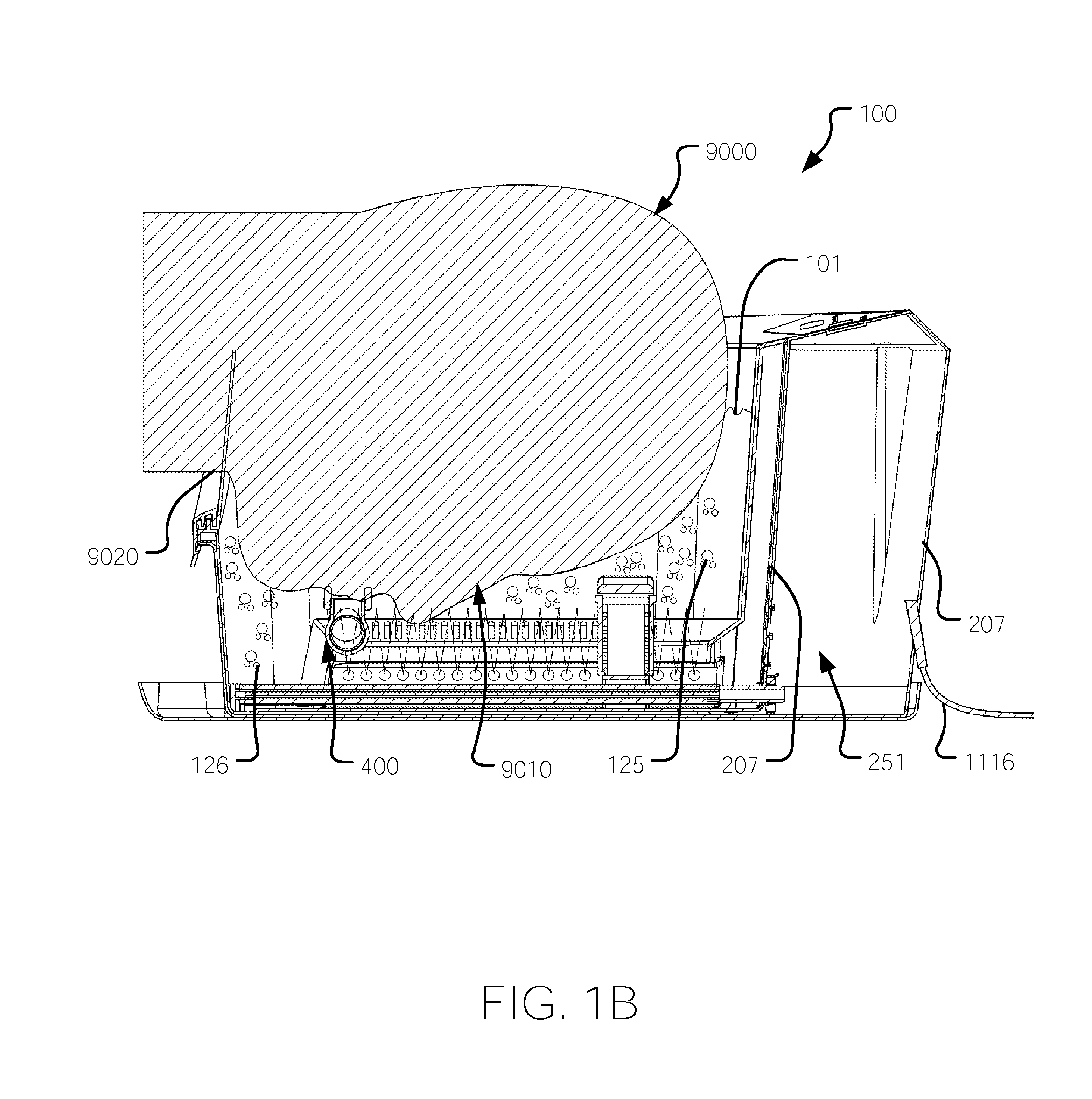 Face soaking device