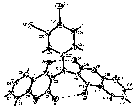 3,3'-(3,4-dichlorobenzylidene)-bis-4-hydroxycoumarin and application thereof in preparation of medicine for resisting multi-drug resistant bacteria