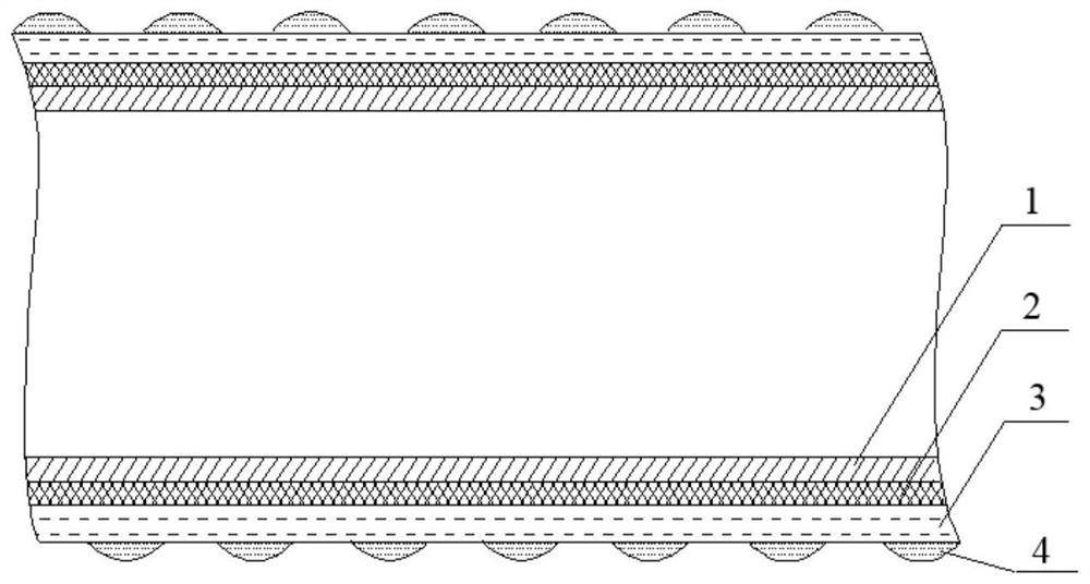 Water absorption appliance with variable pipe diameter