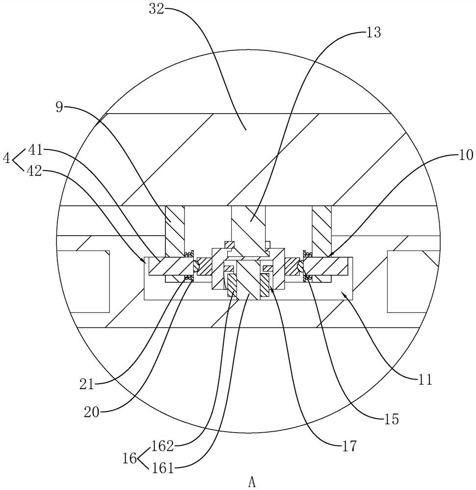 Prefabricated assembly type suspended ceiling structure and construction method