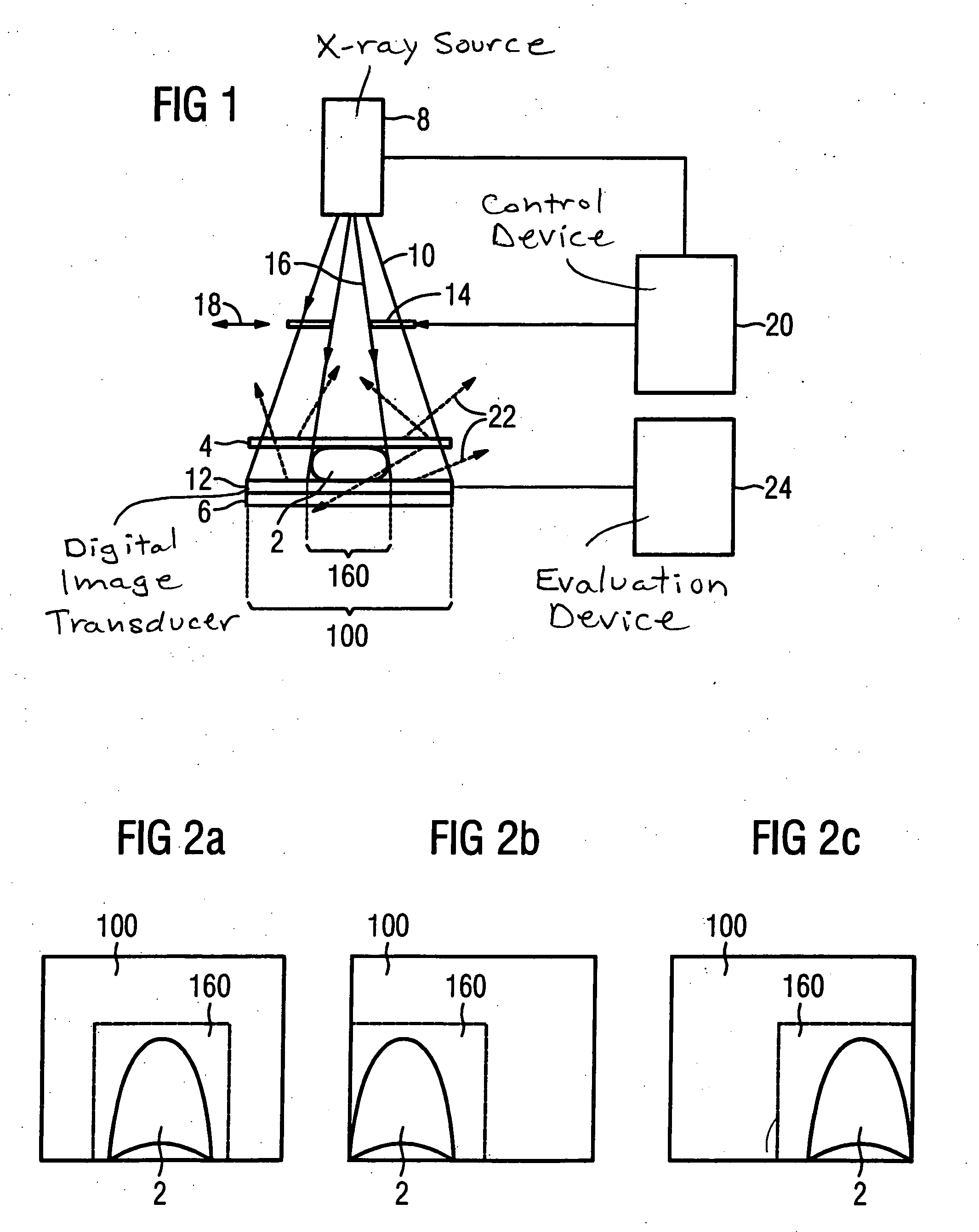 Method and apparatus to generate an x-ray image of the female breast