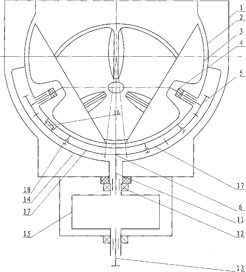 Transmission mechanism of full-automatic multi-impeller washing machine and washing machine and washing mode thereof