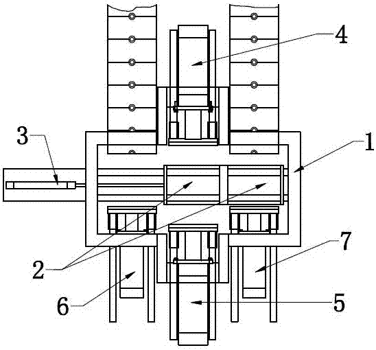 Vertical parting molding machine