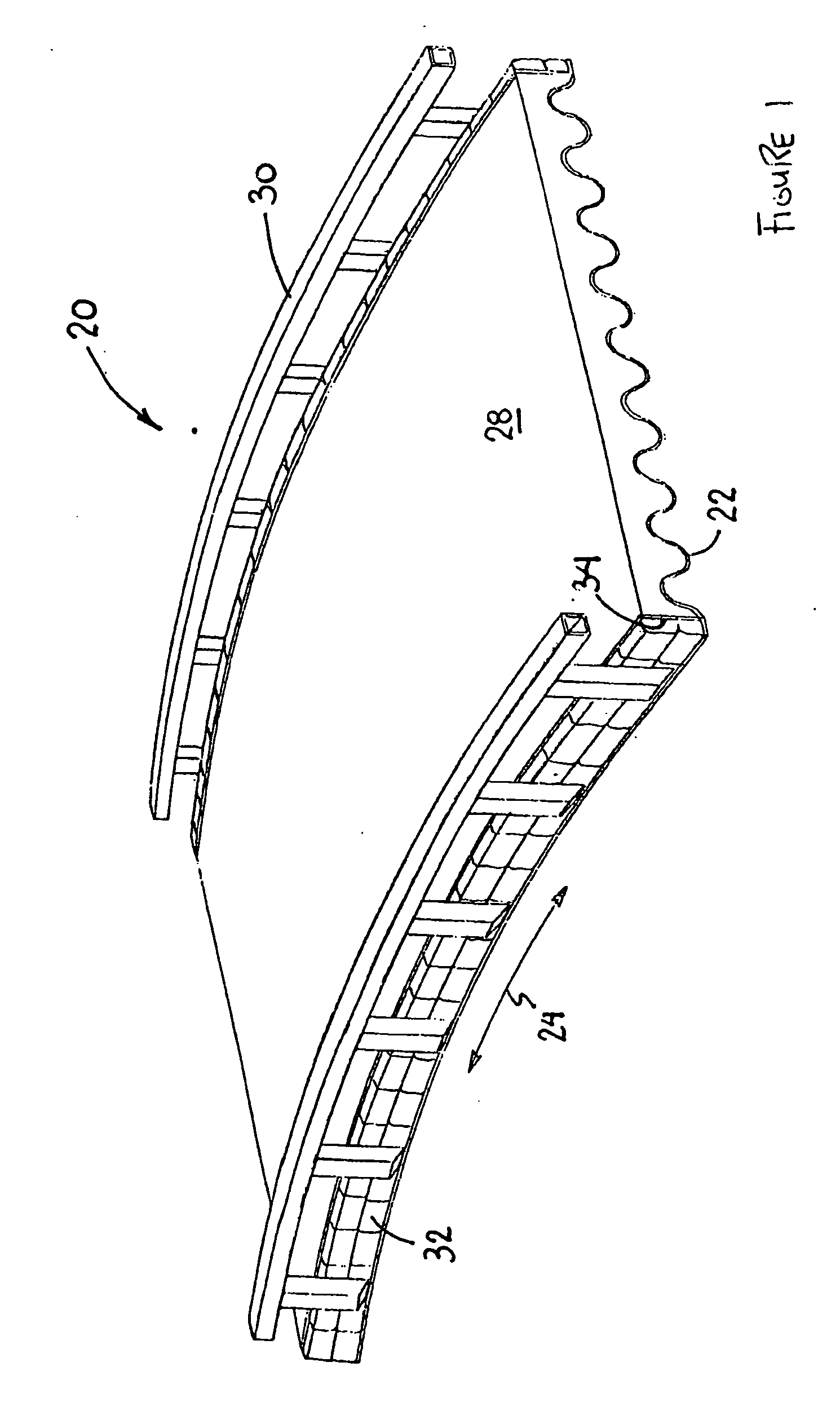 Corrugated metal plate bridge with composite concrete structure