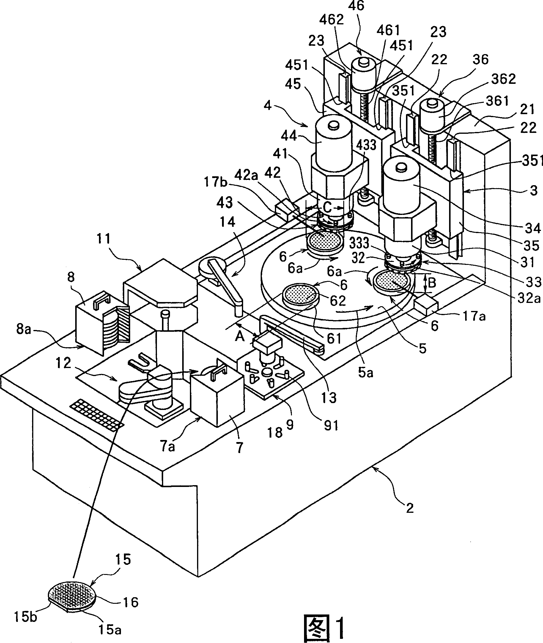 Grinding device