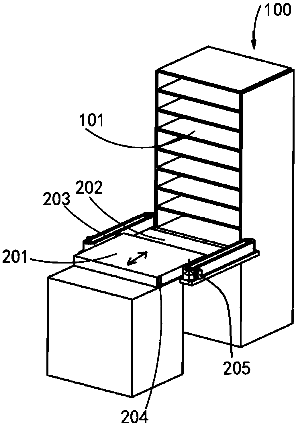 Three-dimensional tool magazine and conveying device thereof