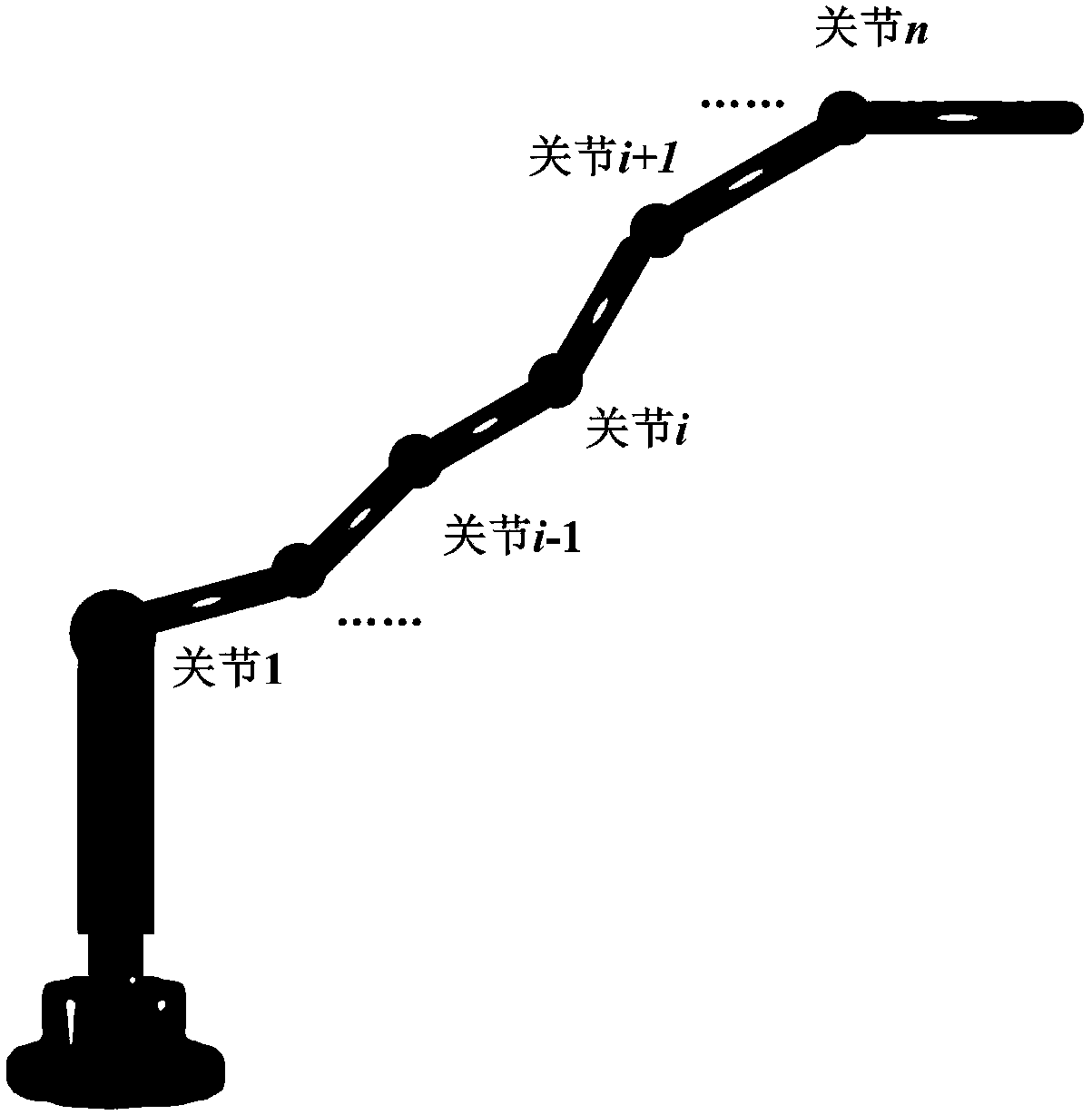 Trajectory tracking control method based on parameter optimization and used for reconfigurable modularized flexible mechanical arm