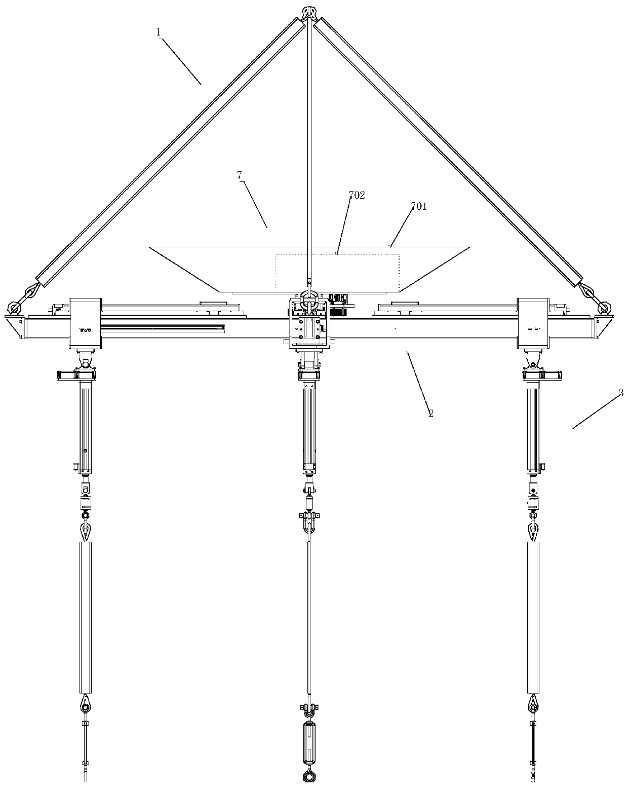 Lifting appliance and lifting method