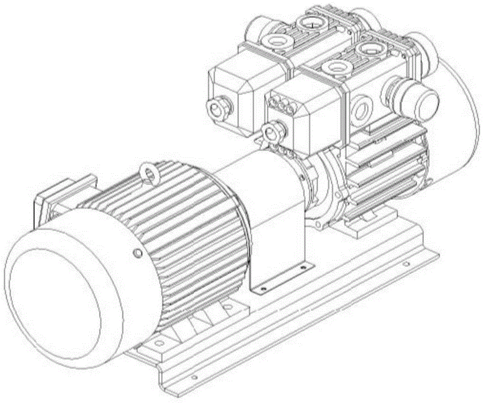 Oilless vacuum single pump