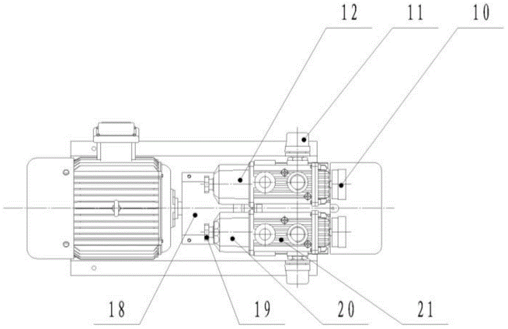 Oilless vacuum single pump