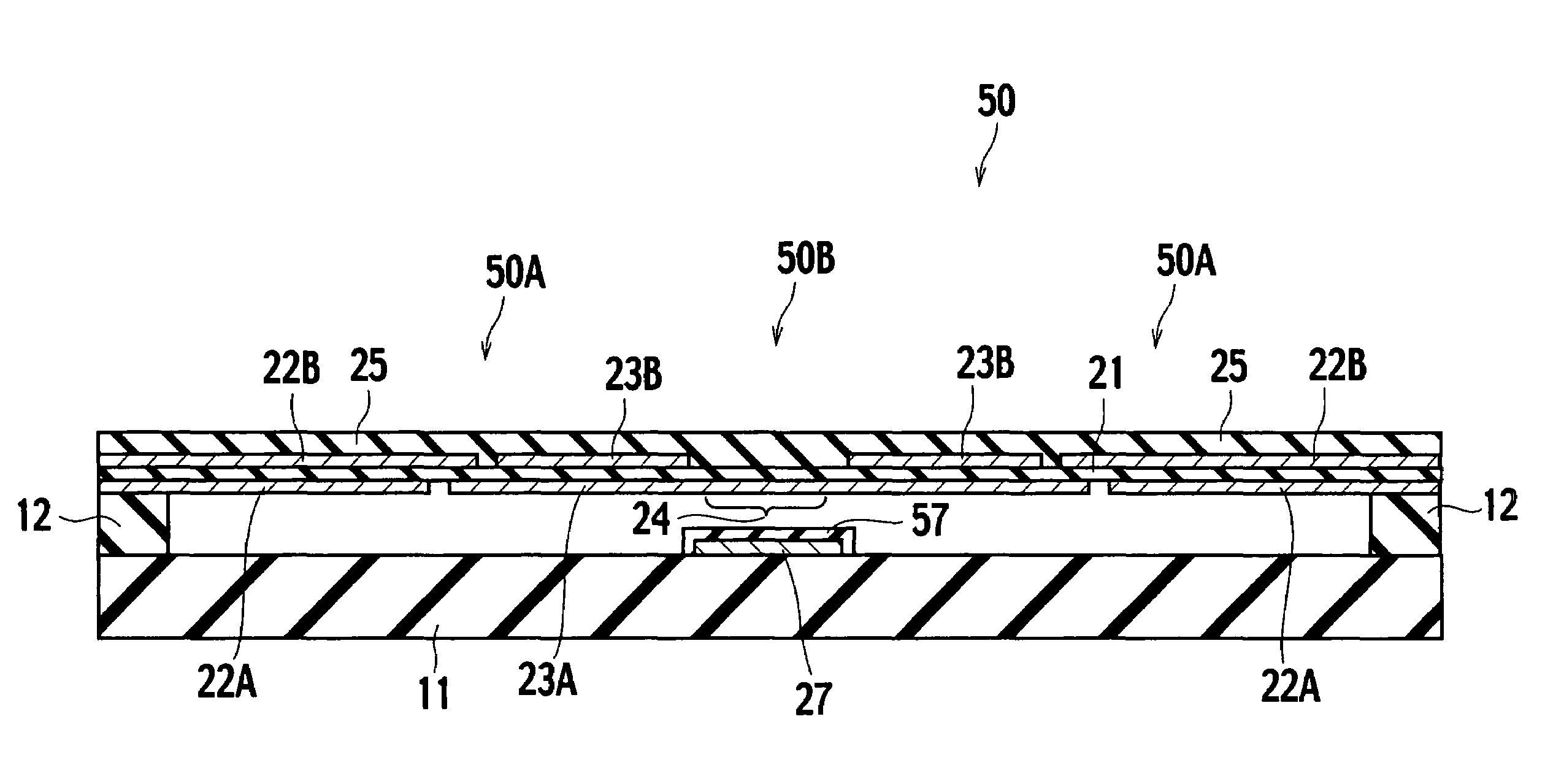 Micro-mechanical device, micro-switch, variable capacitor high frequency circuit and optical switch