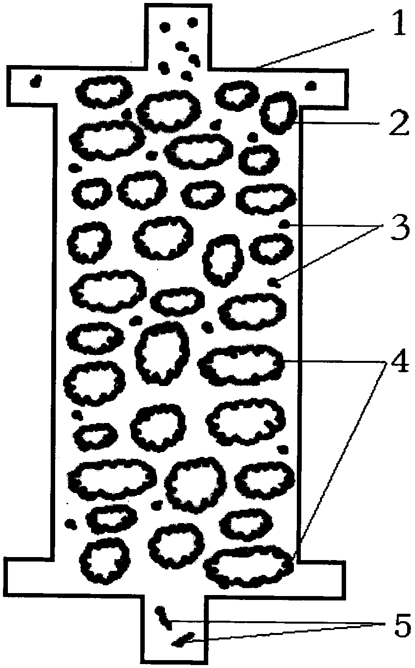 A maternal and fetal blood group incompatibility immunosorbent therapeutic apparatus