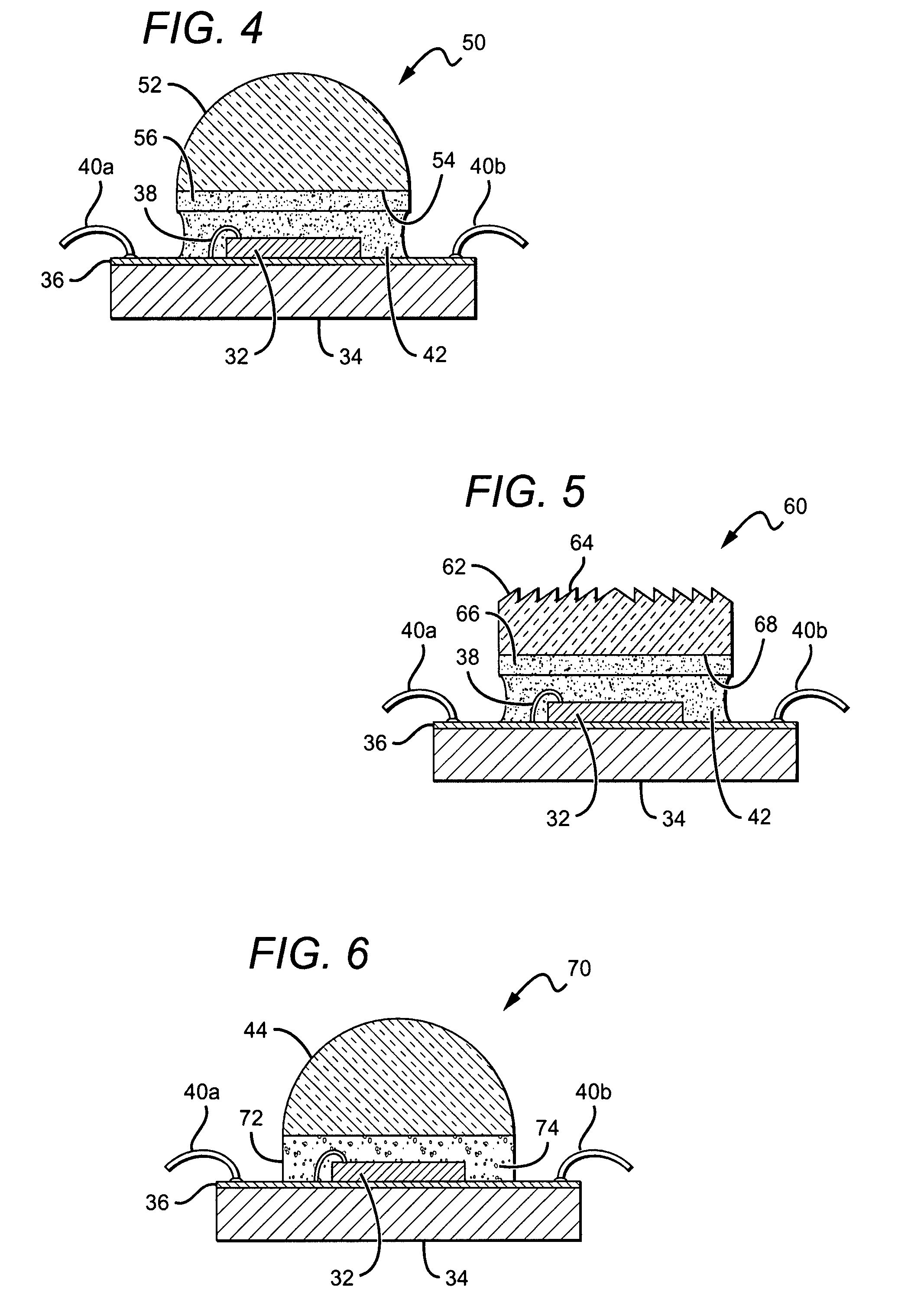 Method of uniform phosphor chip coating and LED package fabricated using method