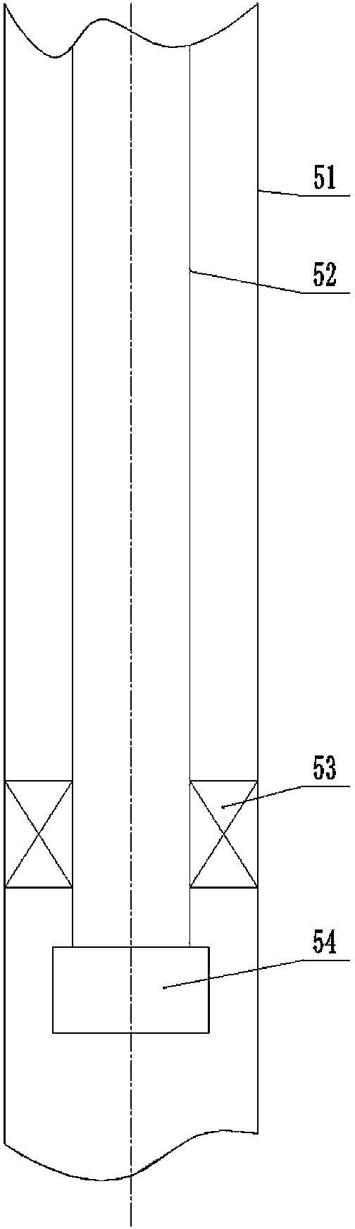 Double-acting compression type packer and use method thereof