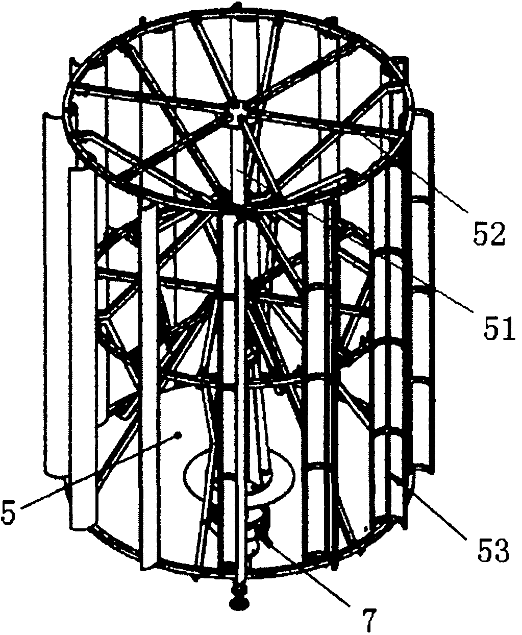 Wind magnet comprehensive generating system