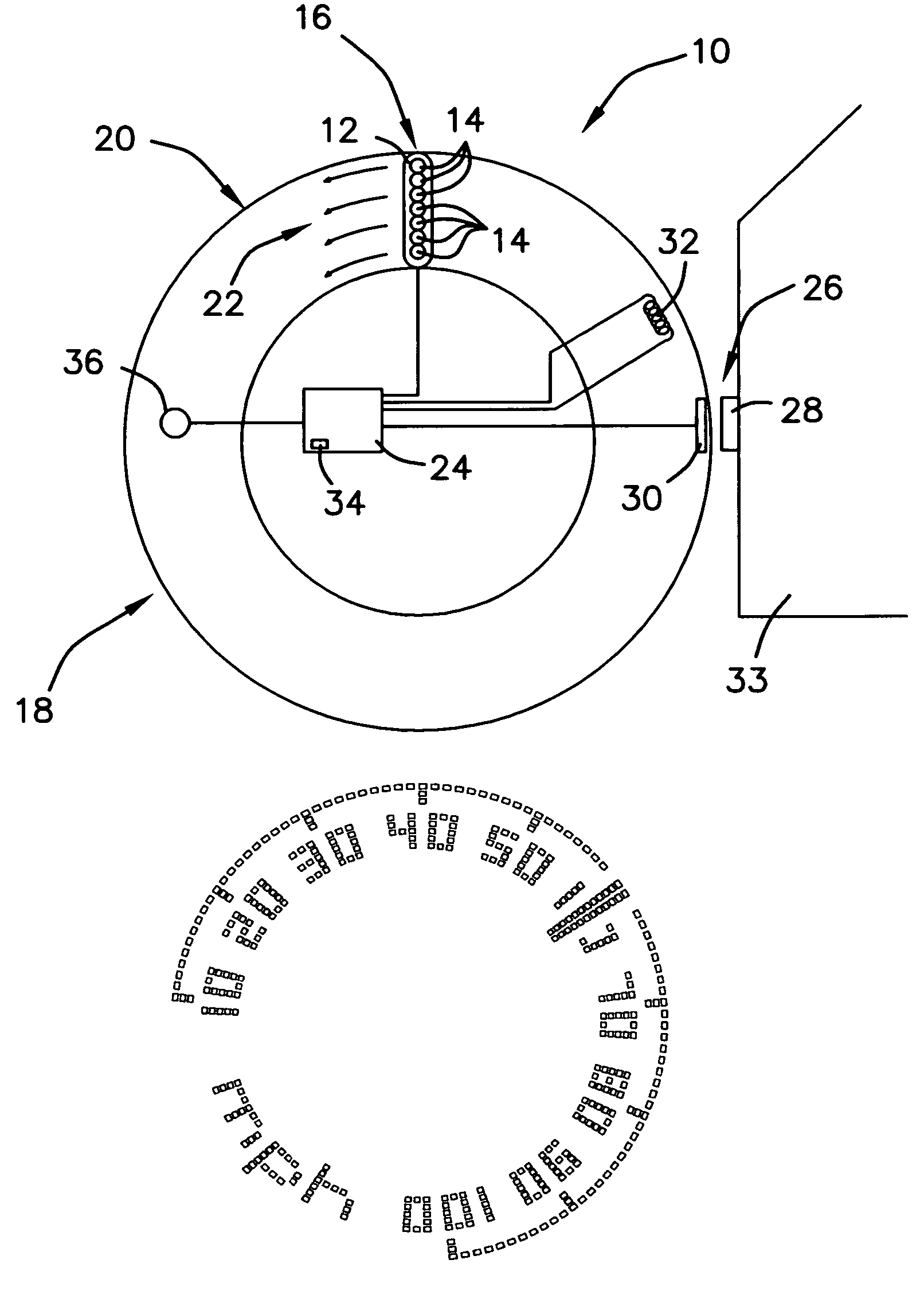 Rotational light emitting display apparatus