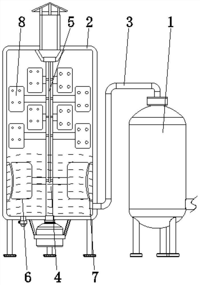 Efficient industrial denitration device