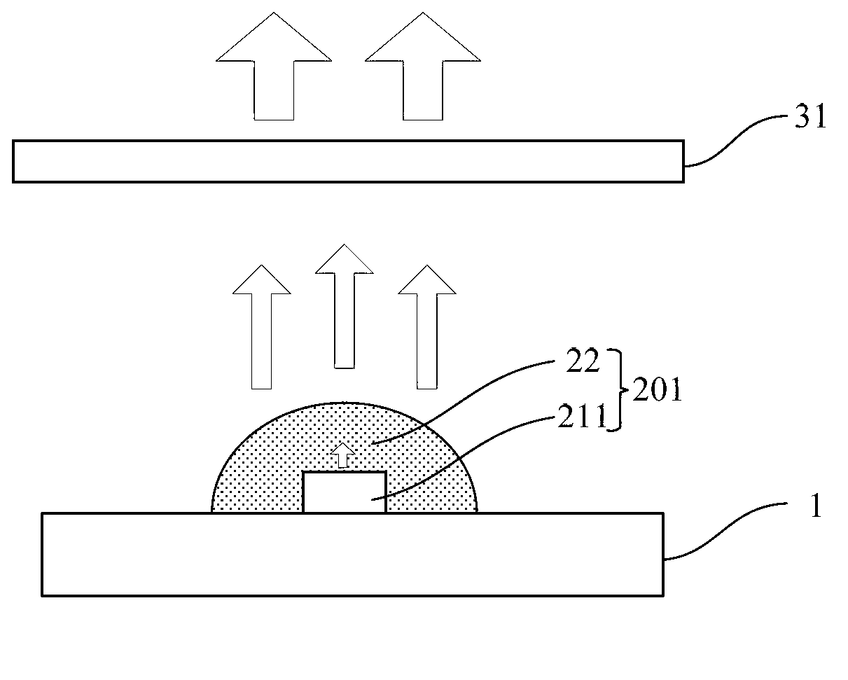 Solar simulator light source and realizing method thereof