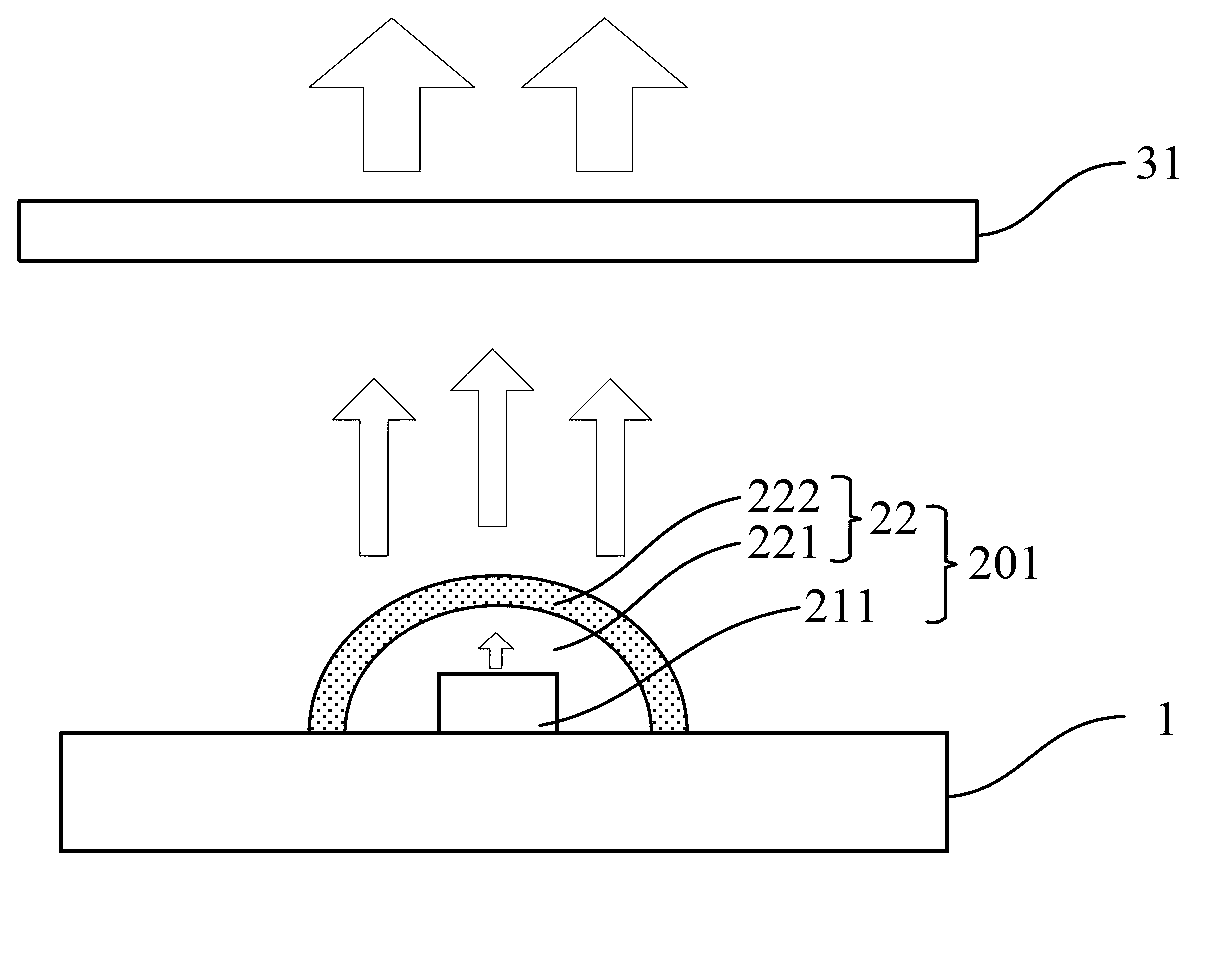 Solar simulator light source and realizing method thereof