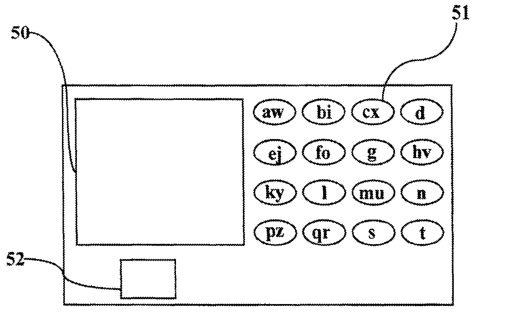 Touch-typable devices based on ambiguous codes and methods to design such devices